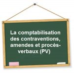 comptabilisation contraventions pv amendes proces verbaux