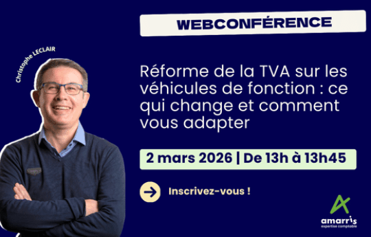 Réforme de la TVA sur les véhicules de fonction